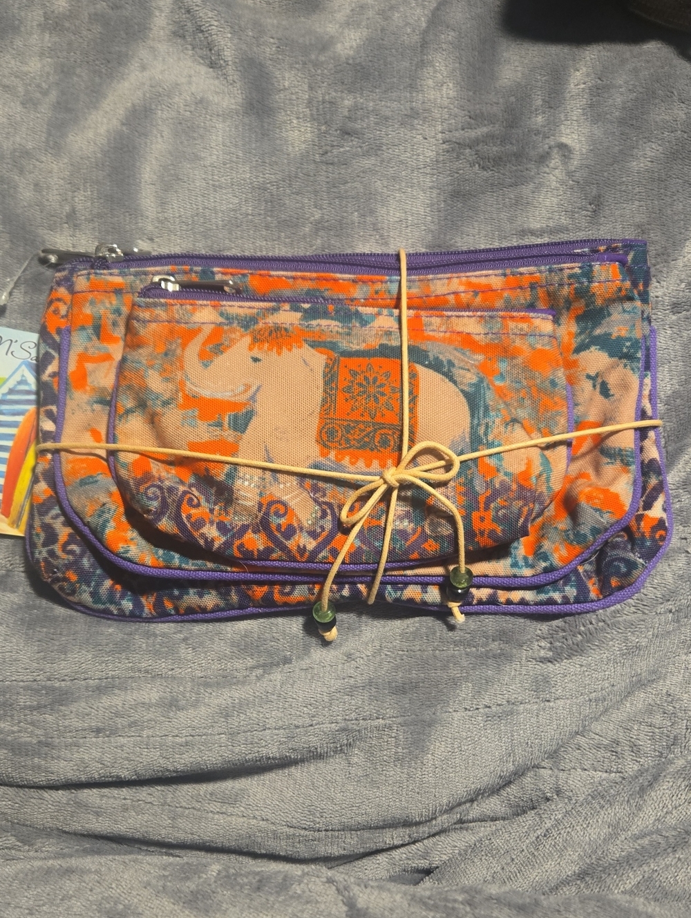 Sun and Sand-Zip Pouch(Groip Of 3)